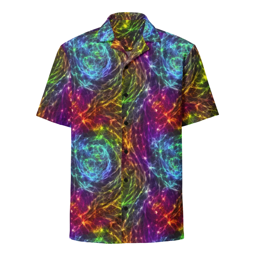 Cosmic Filaments on Button Shirt — Front