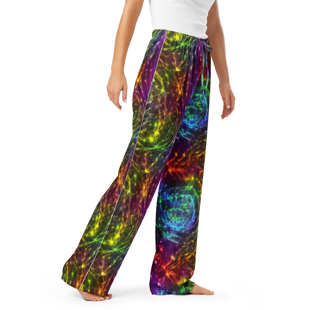 Cosmic Filaments on Women's Pajama Pants — Right Front