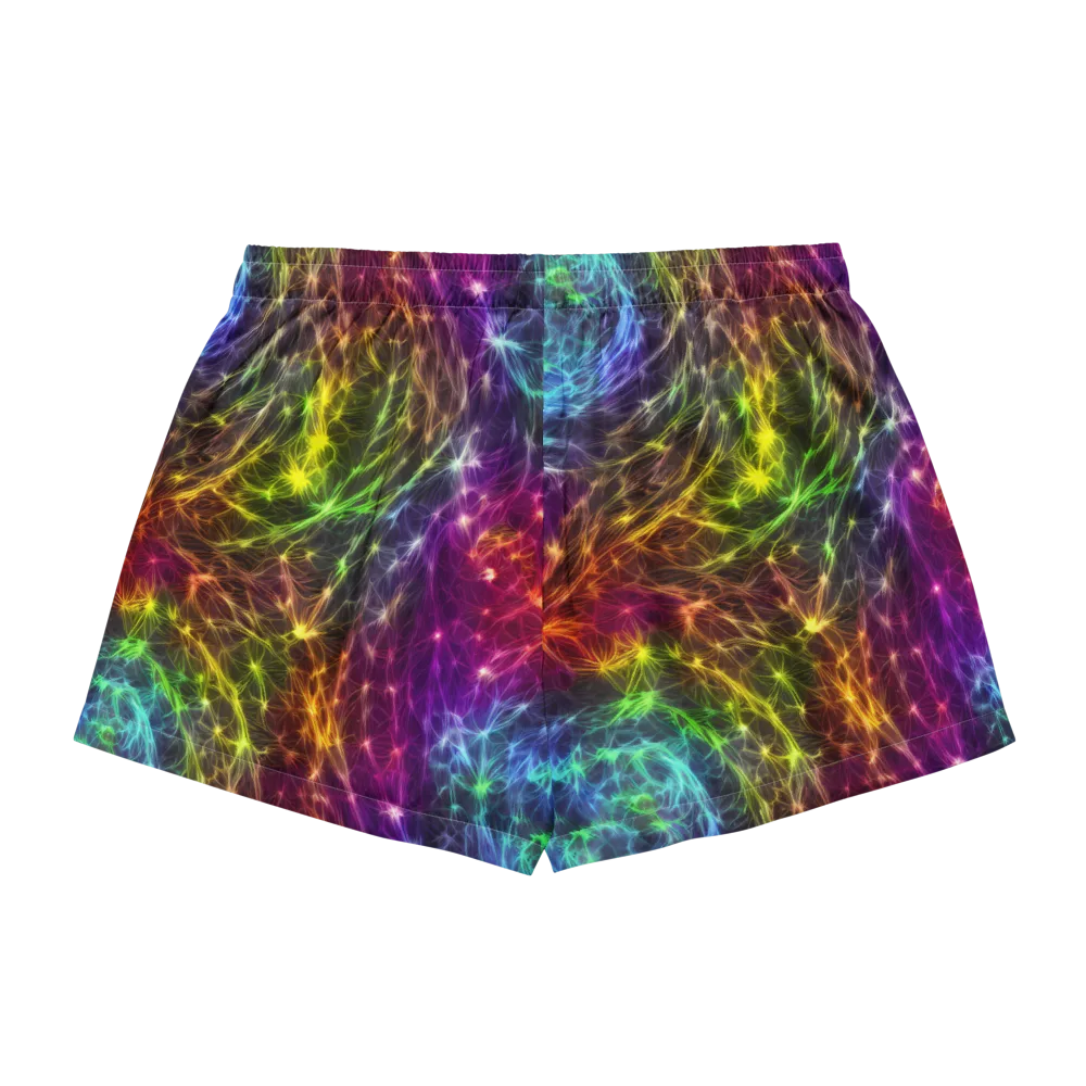 Cosmic Filaments on Women's Pajama Shorts — Back