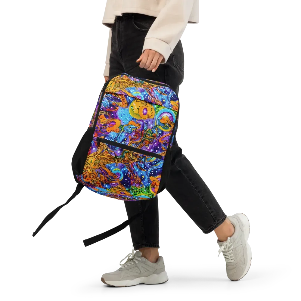 Ornamental Orbit on Utility Backpack — Front