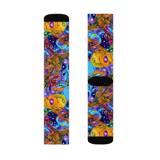 Ornamental Orbit on a Socks