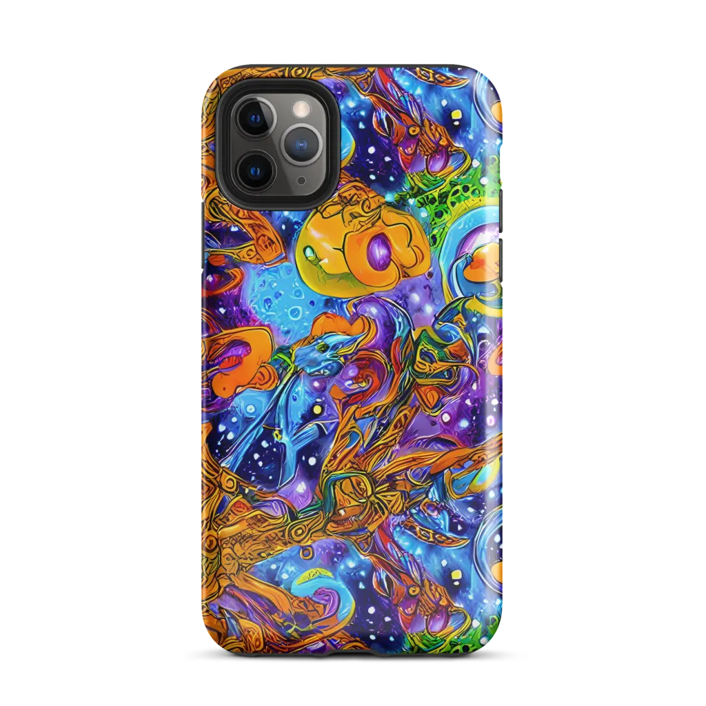 Ornamental Orbit on Tough Case for iPhone® — Front