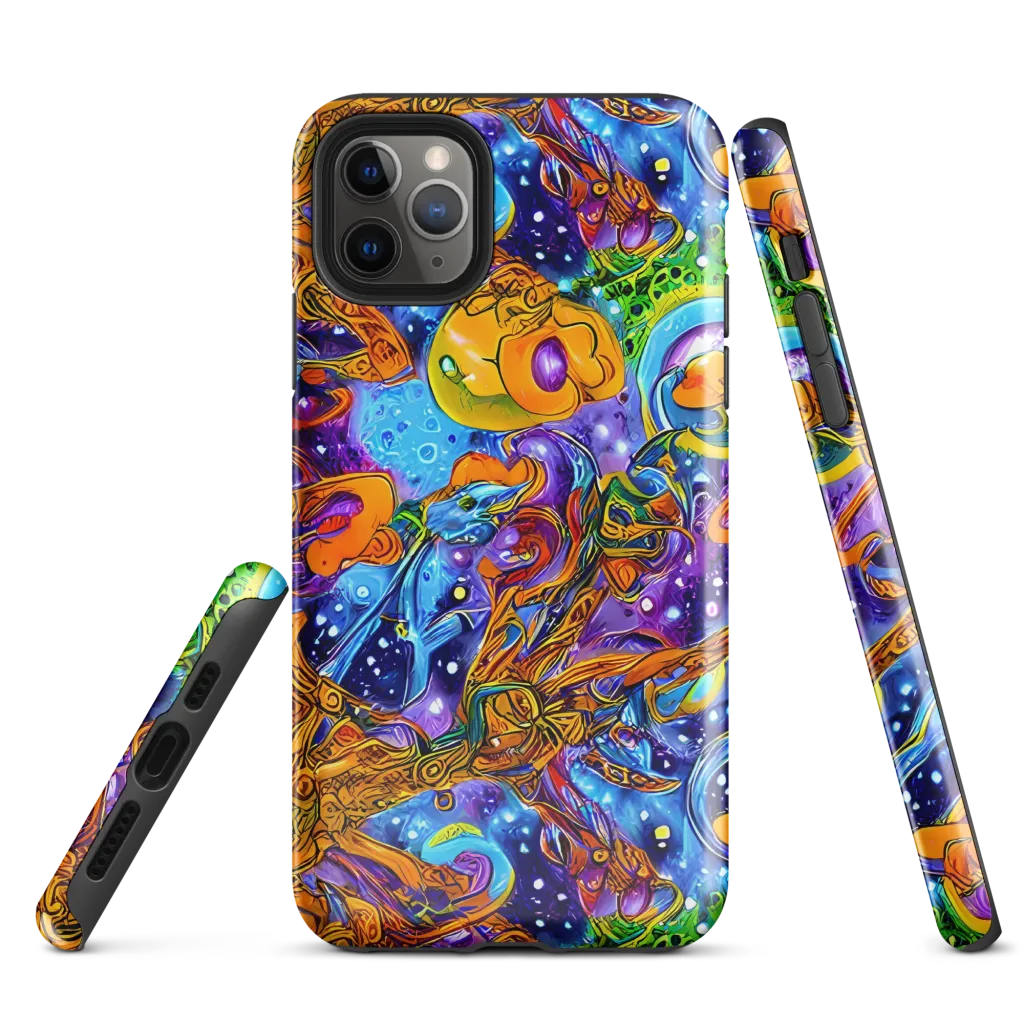 Ornamental Orbit on Tough Case for iPhone® — Front