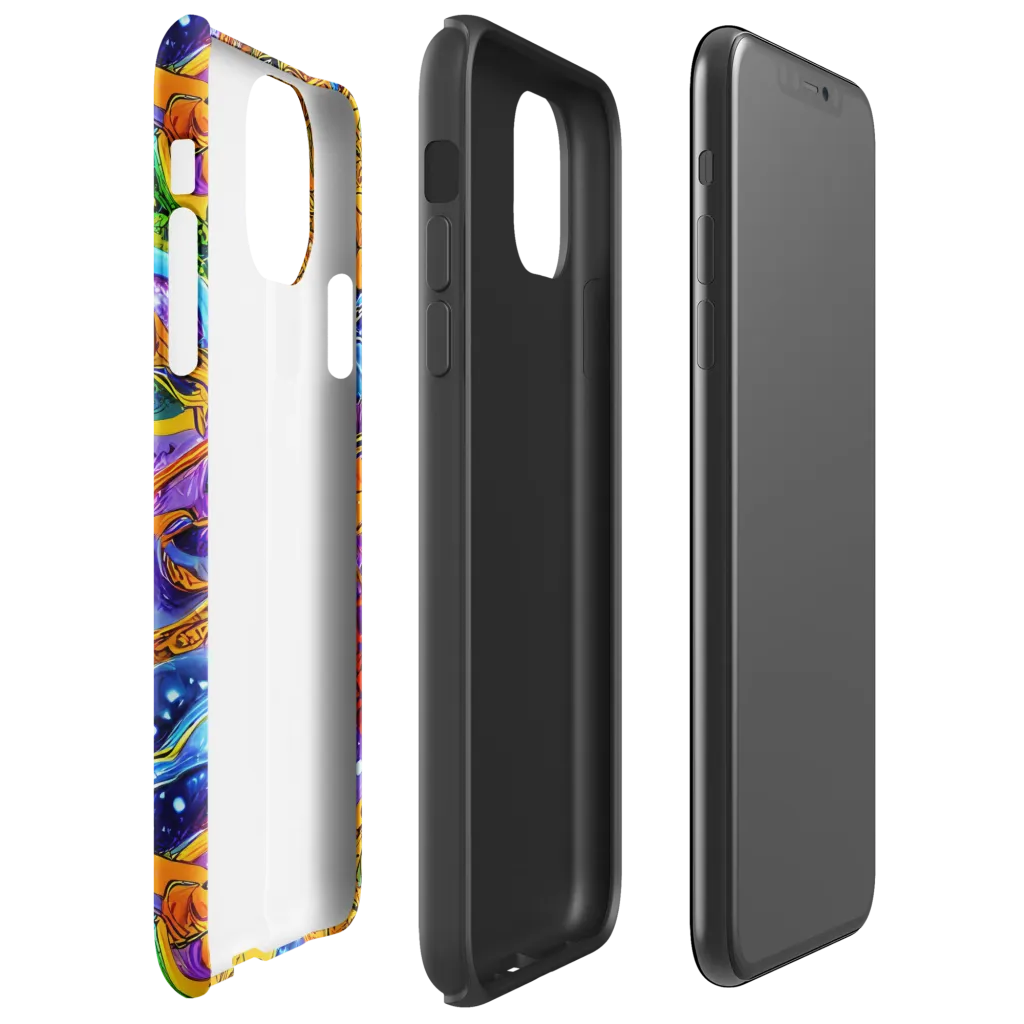 Ornamental Orbit on Tough Case for iPhone® — Right
