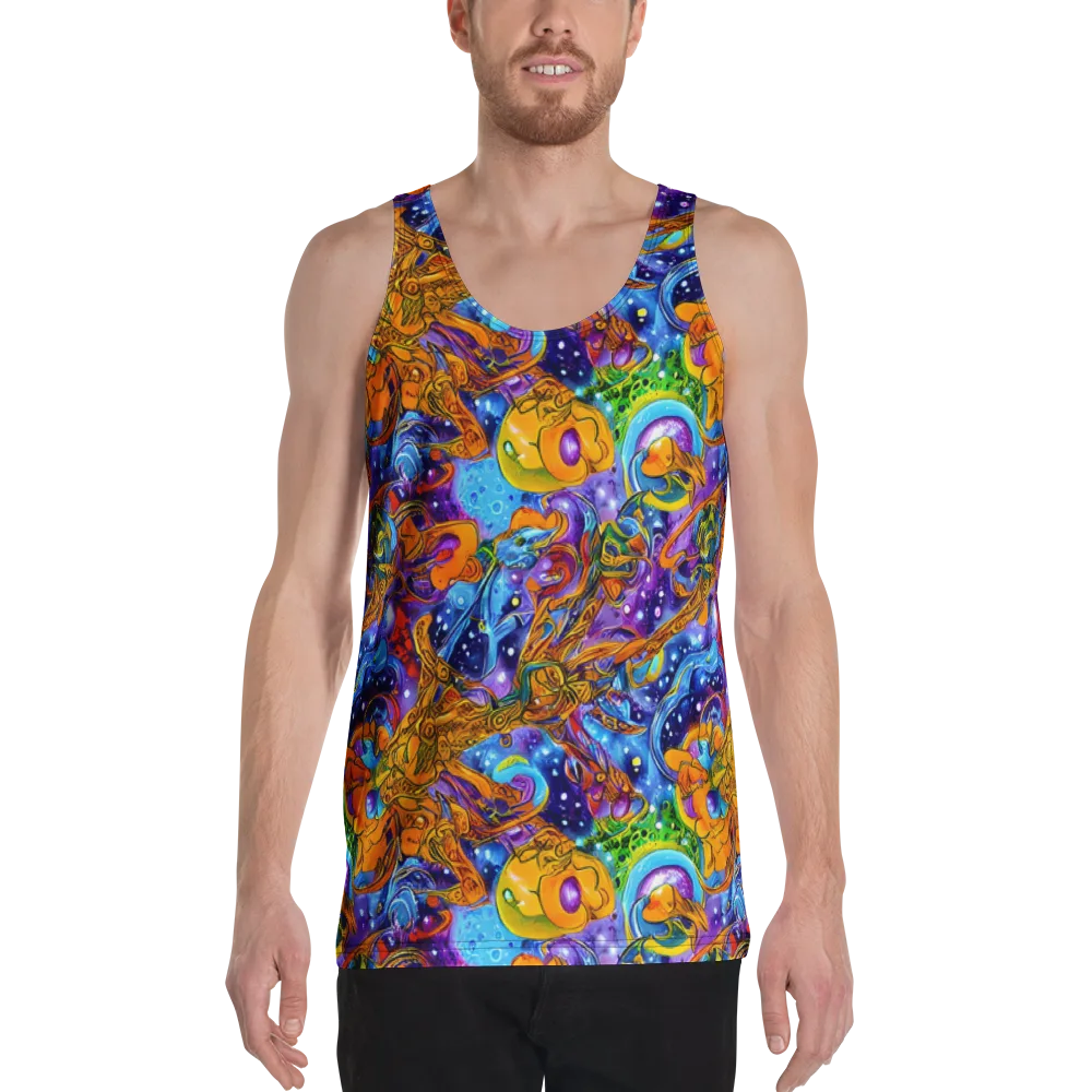 Ornamental Orbit on Men's Tank Top — Front