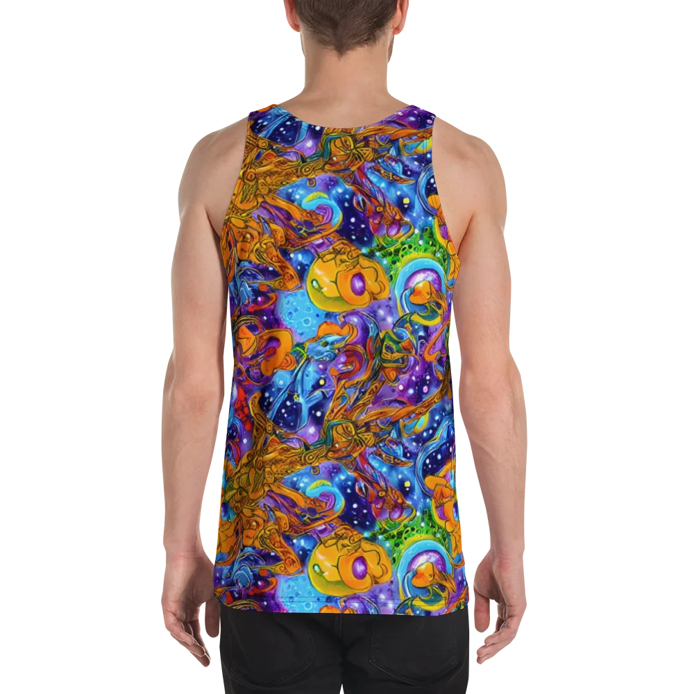 Ornamental Orbit on Men's Tank Top — Back