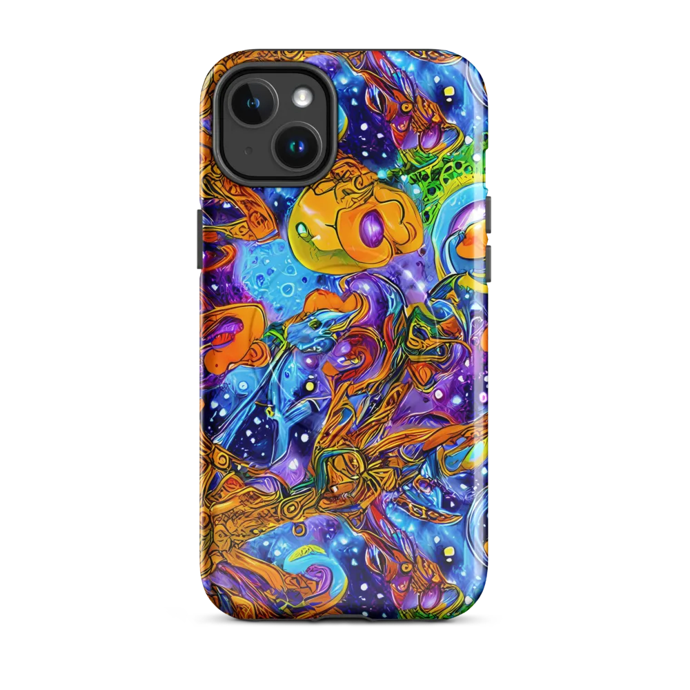 Ornamental Orbit on MagSafe Tough Case for iPhone® — Front