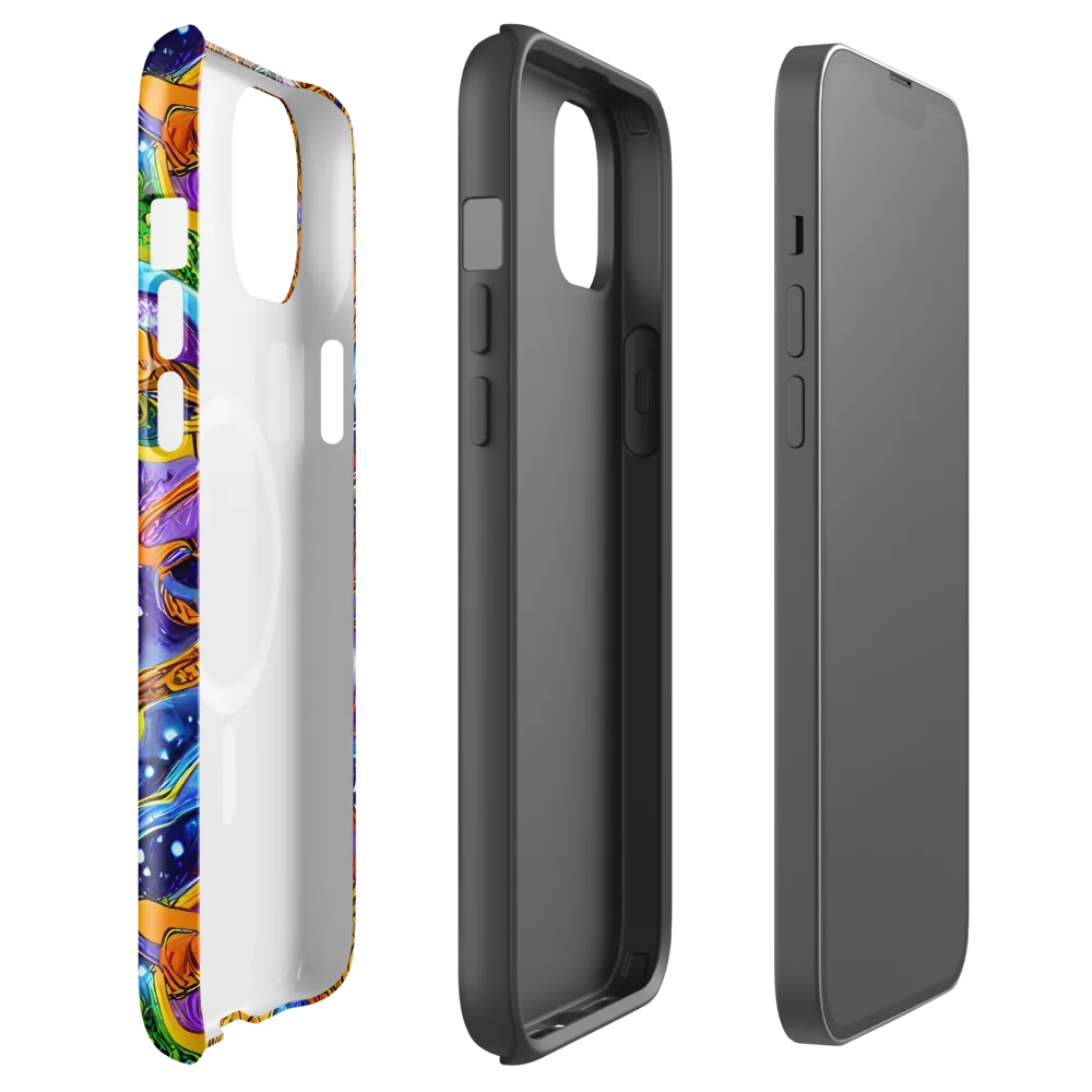 Ornamental Orbit on MagSafe Tough Case for iPhone® — Front