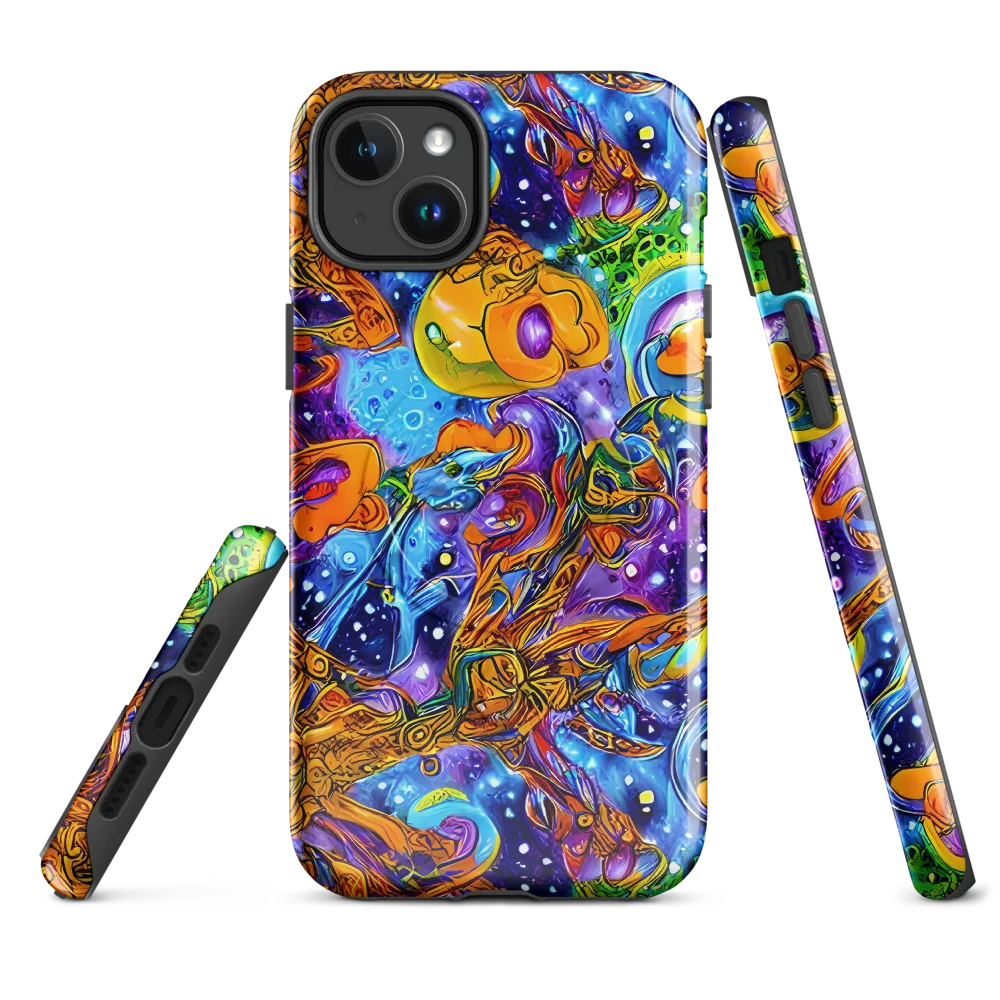 Ornamental Orbit on MagSafe Tough Case for iPhone® — Front