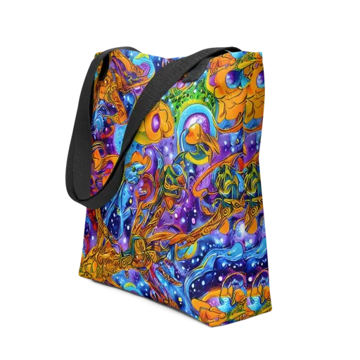 Ornamental Orbit on a Tote Bag