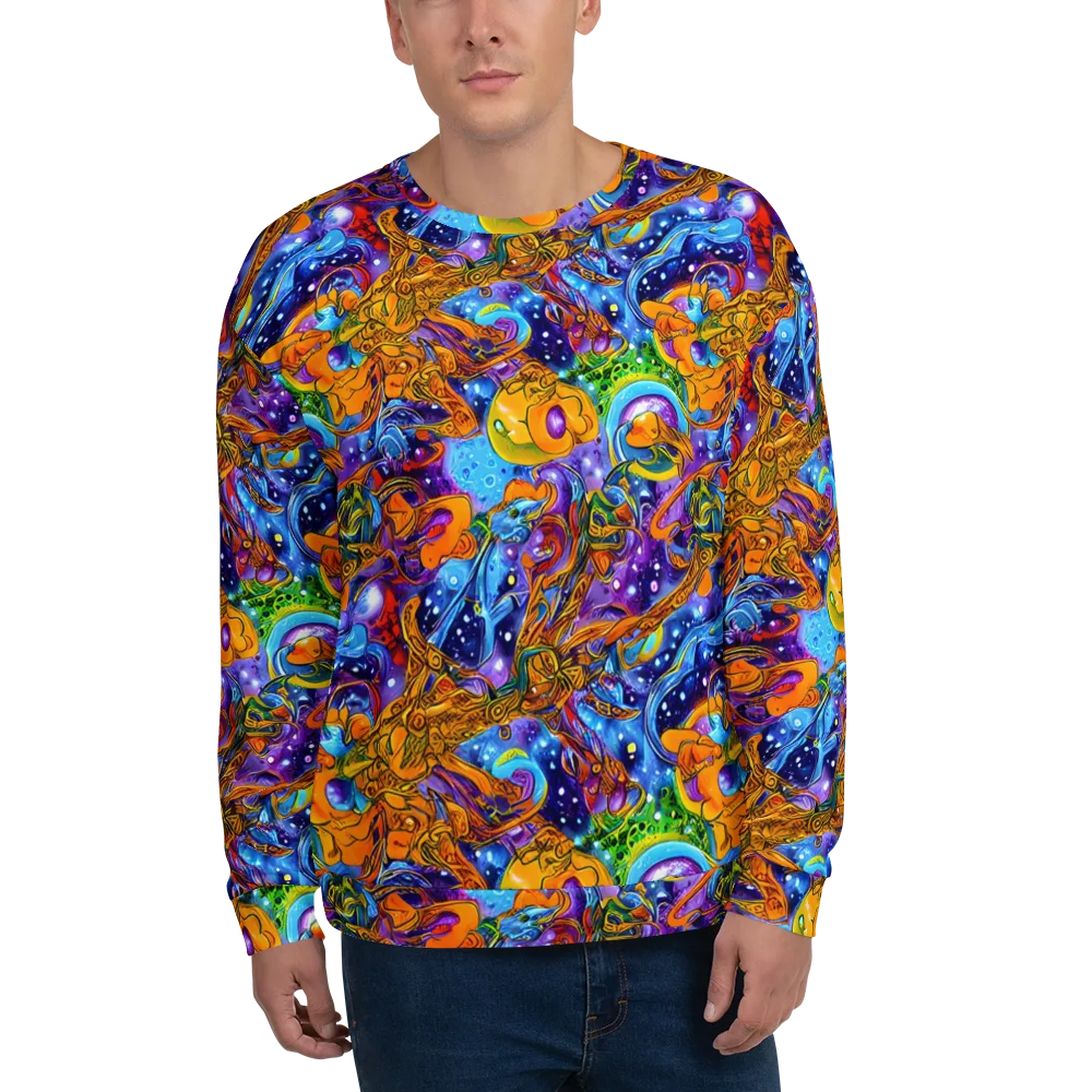 Ornamental Orbit on Sweatshirt — Front