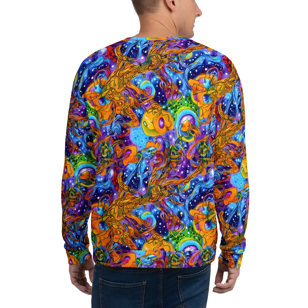 Ornamental Orbit on Sweatshirt — Back