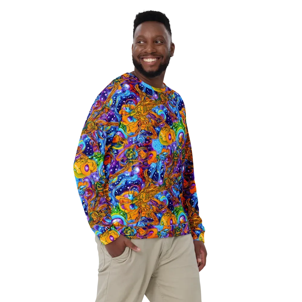 Ornamental Orbit on Sweatshirt — Front