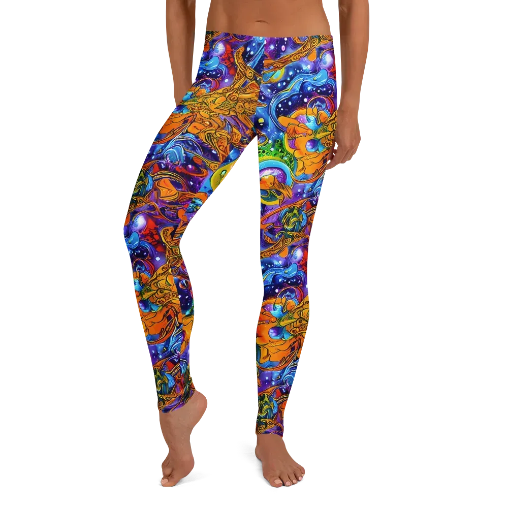 Ornamental Orbit on Leggings — Front