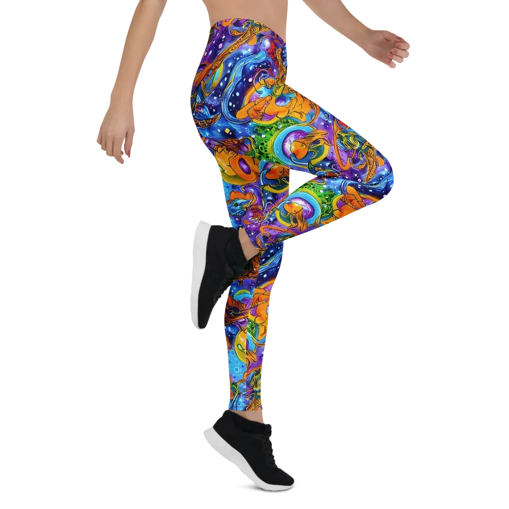 Ornamental Orbit on Leggings — Right