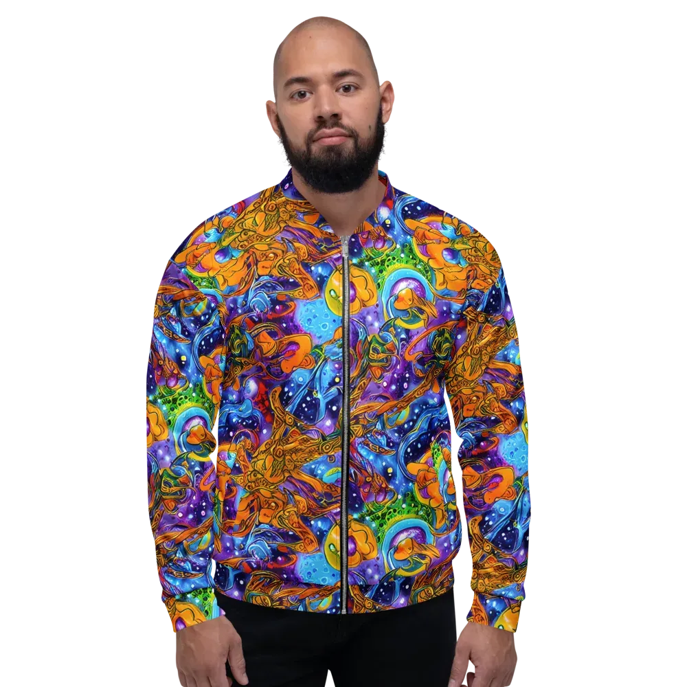 Ornamental Orbit on Bomber Jacket — Front