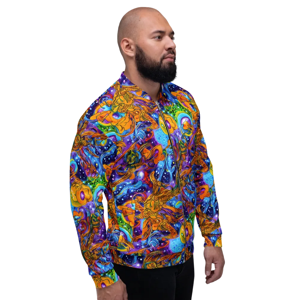 Ornamental Orbit on Bomber Jacket — Right