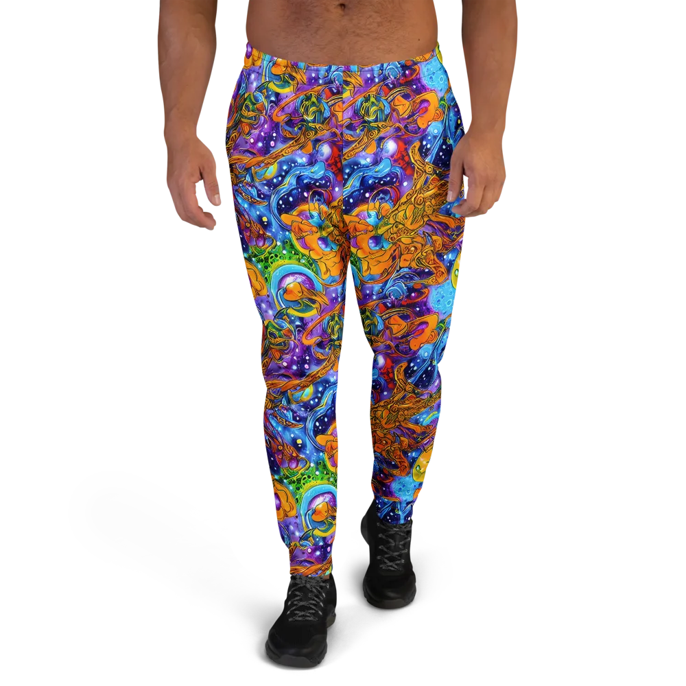 Ornamental Orbit on Men's Joggers — Front