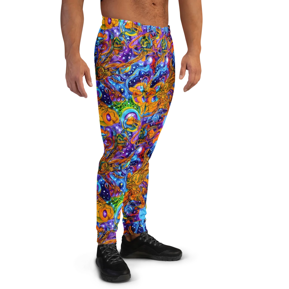 Ornamental Orbit on Men's Joggers — Right