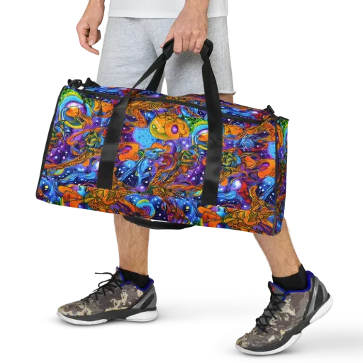 Ornamental Orbit on a Duffle Bag