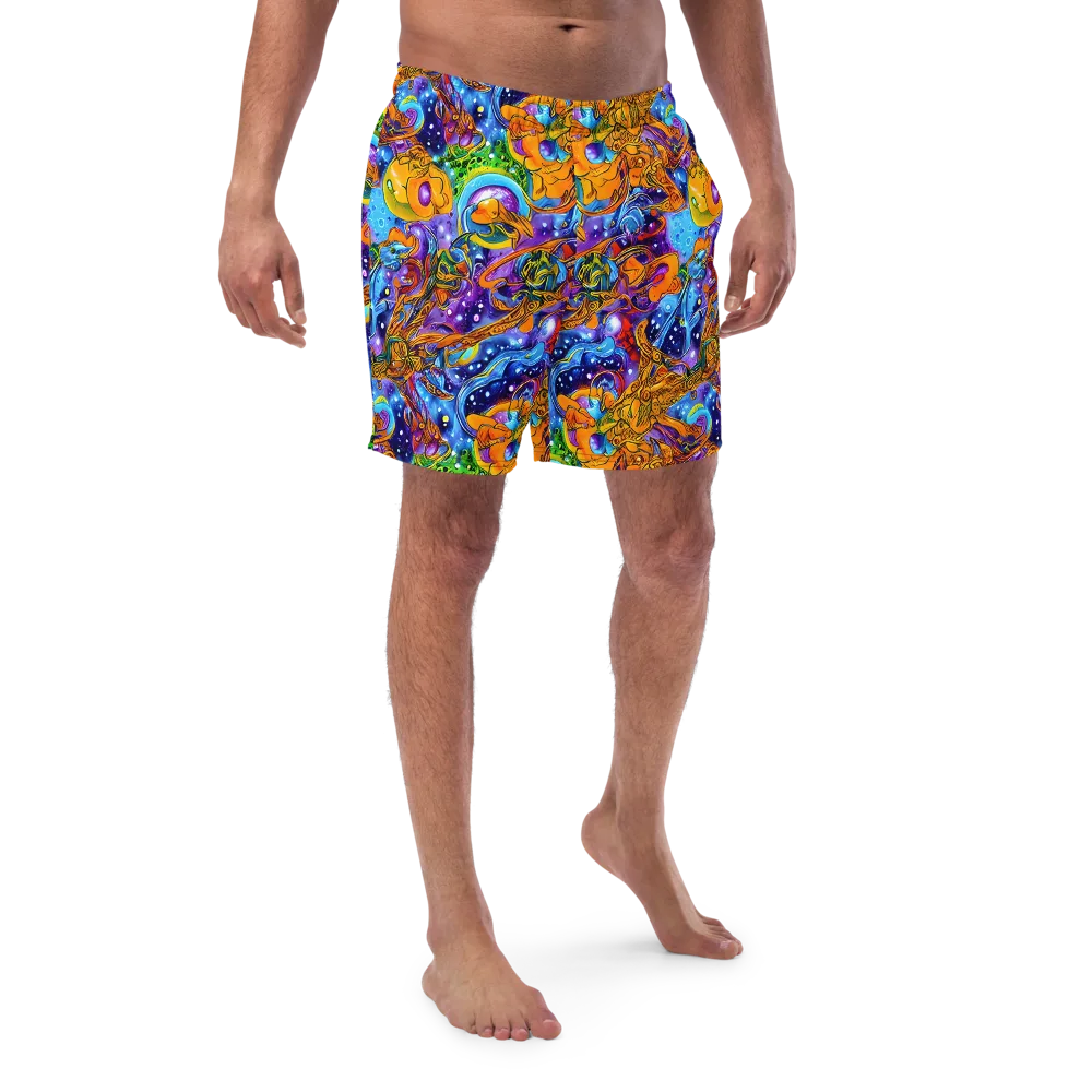 Ornamental Orbit on Swim Trunks — Front