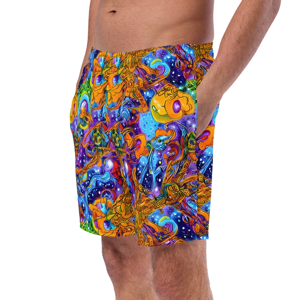Ornamental Orbit on Swim Trunks — Left Front