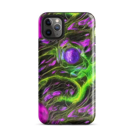 Neon Vine Reverie on a Tough Case for iPhone®