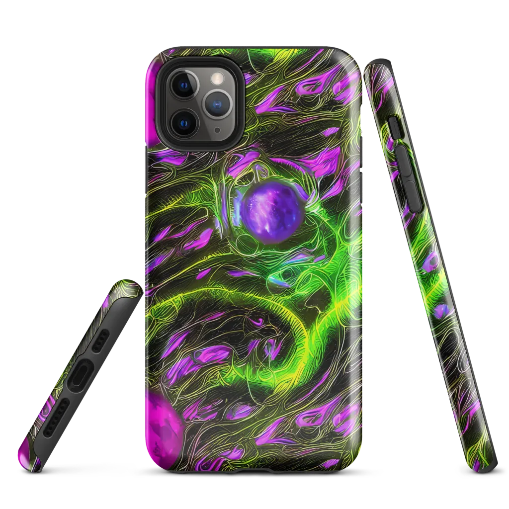 Neon Vine Reverie on Tough Case for iPhone® — Front