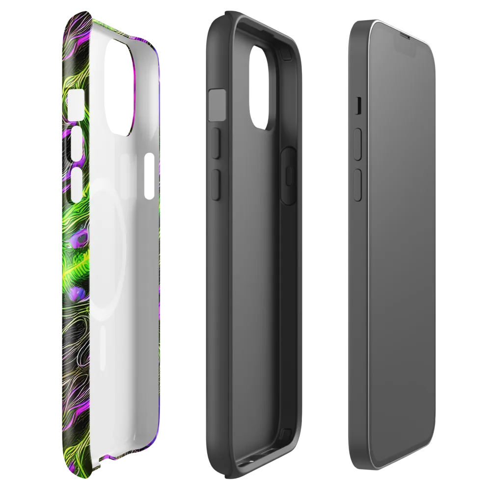 Neon Vine Reverie on MagSafe Tough Case for iPhone® — Front