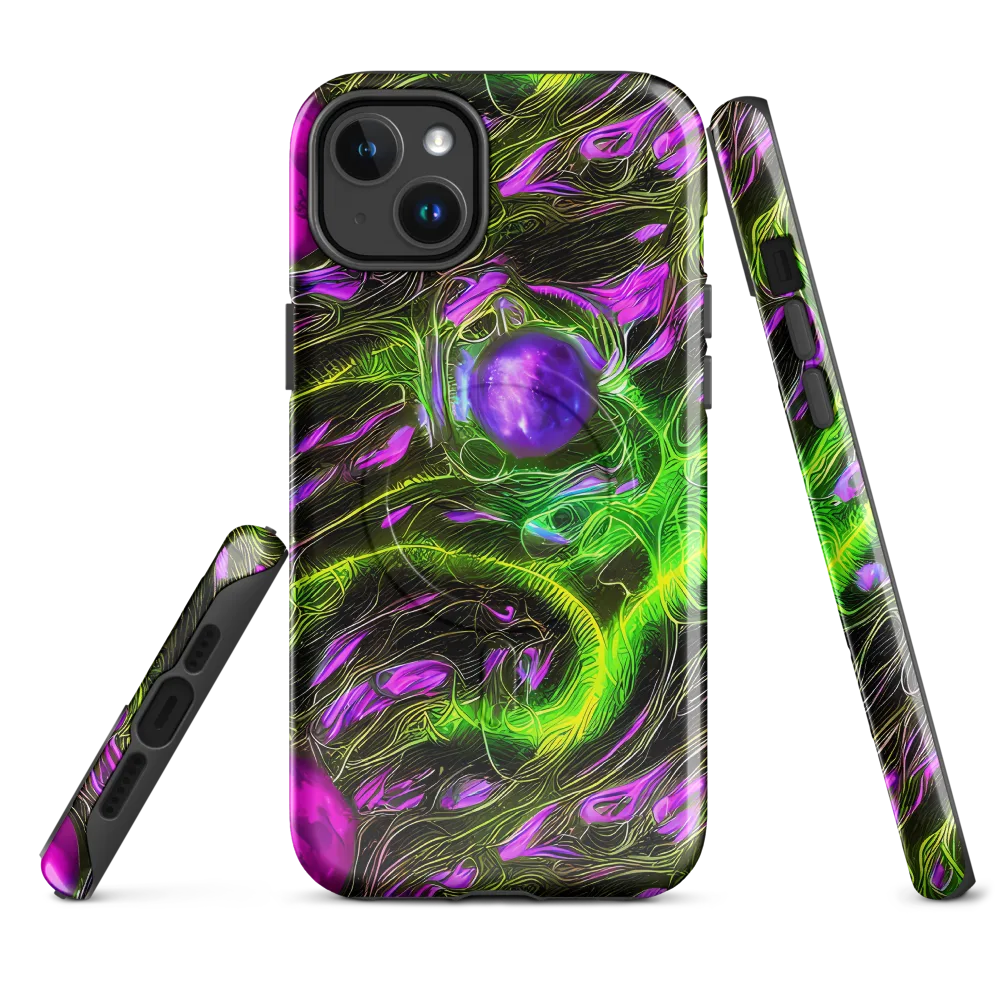 Neon Vine Reverie on MagSafe Tough Case for iPhone® — Front
