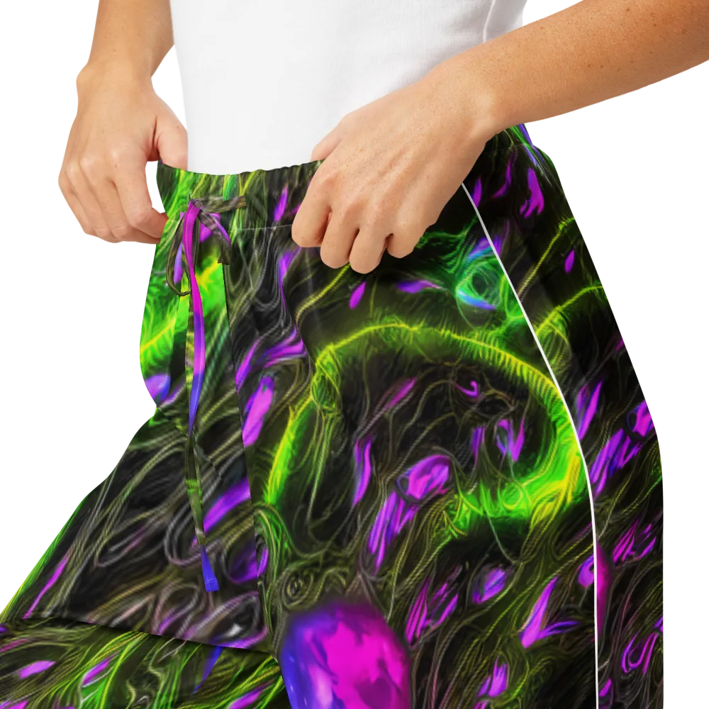 Neon Vine Reverie on Women's Pajama Pants — Product details