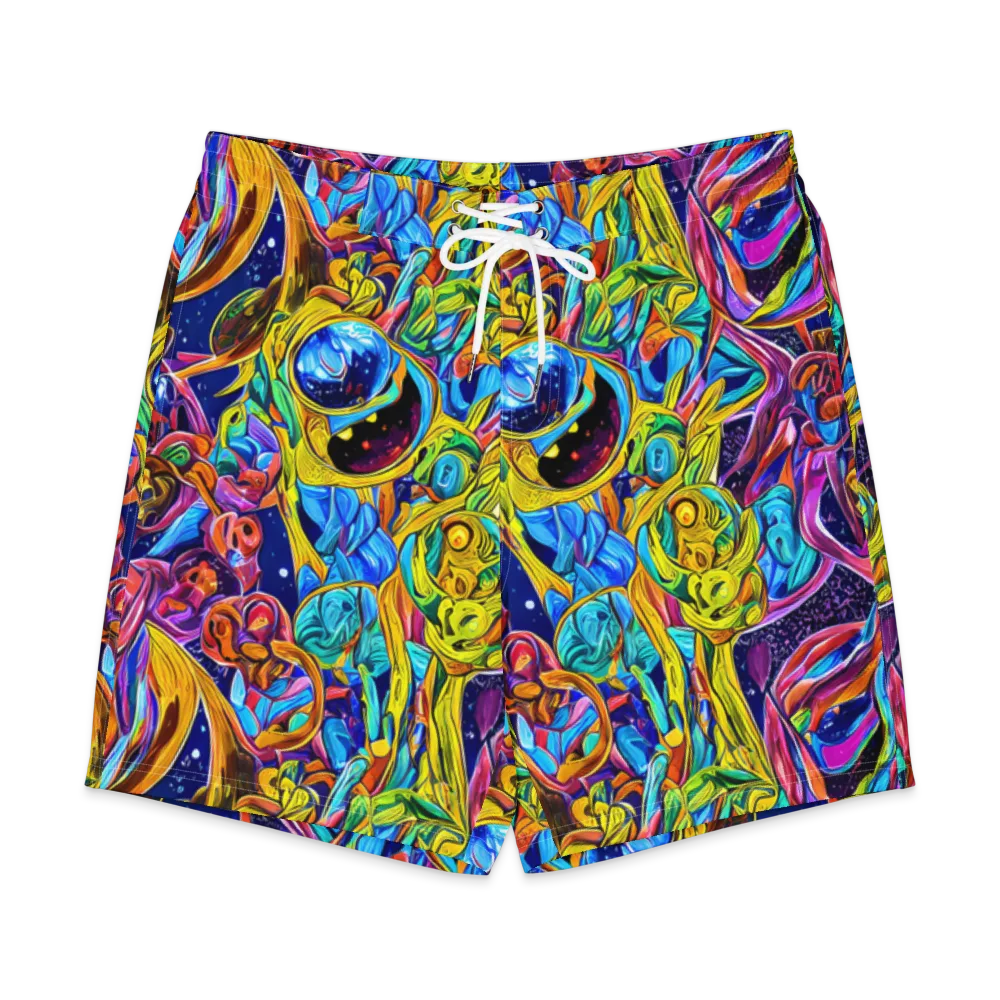 Electric Petal Storm on Men's Board Shorts — Front