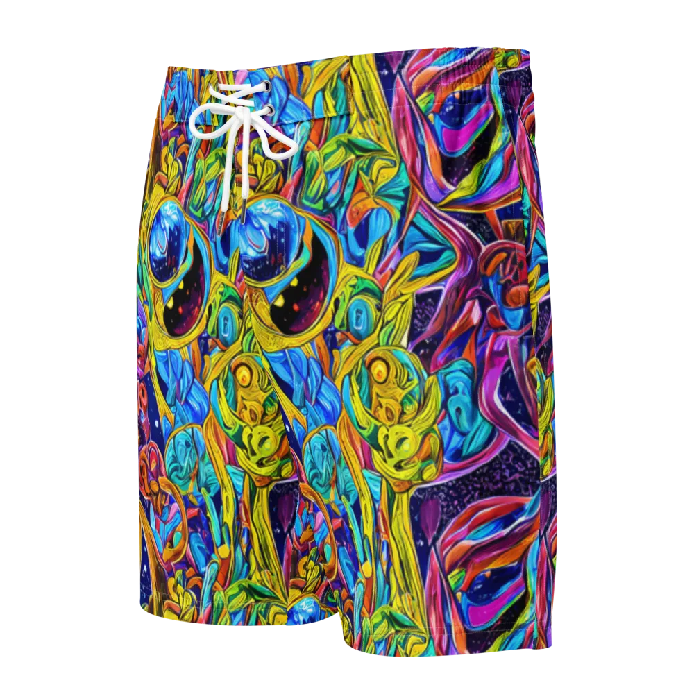 Electric Petal Storm on Men's Board Shorts — Front