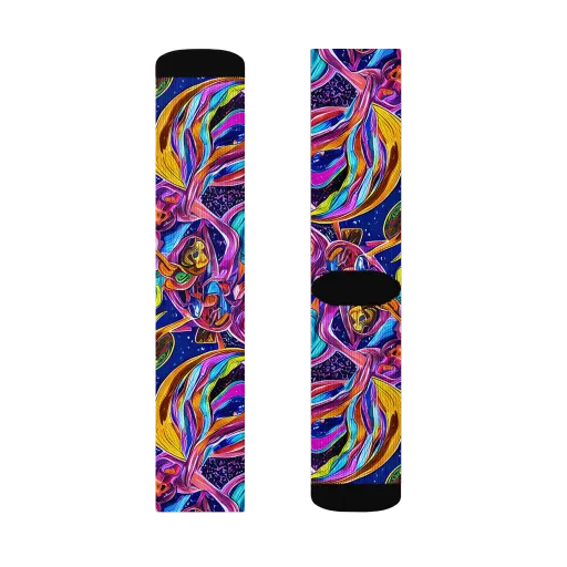 Electric Petal Storm on a Socks