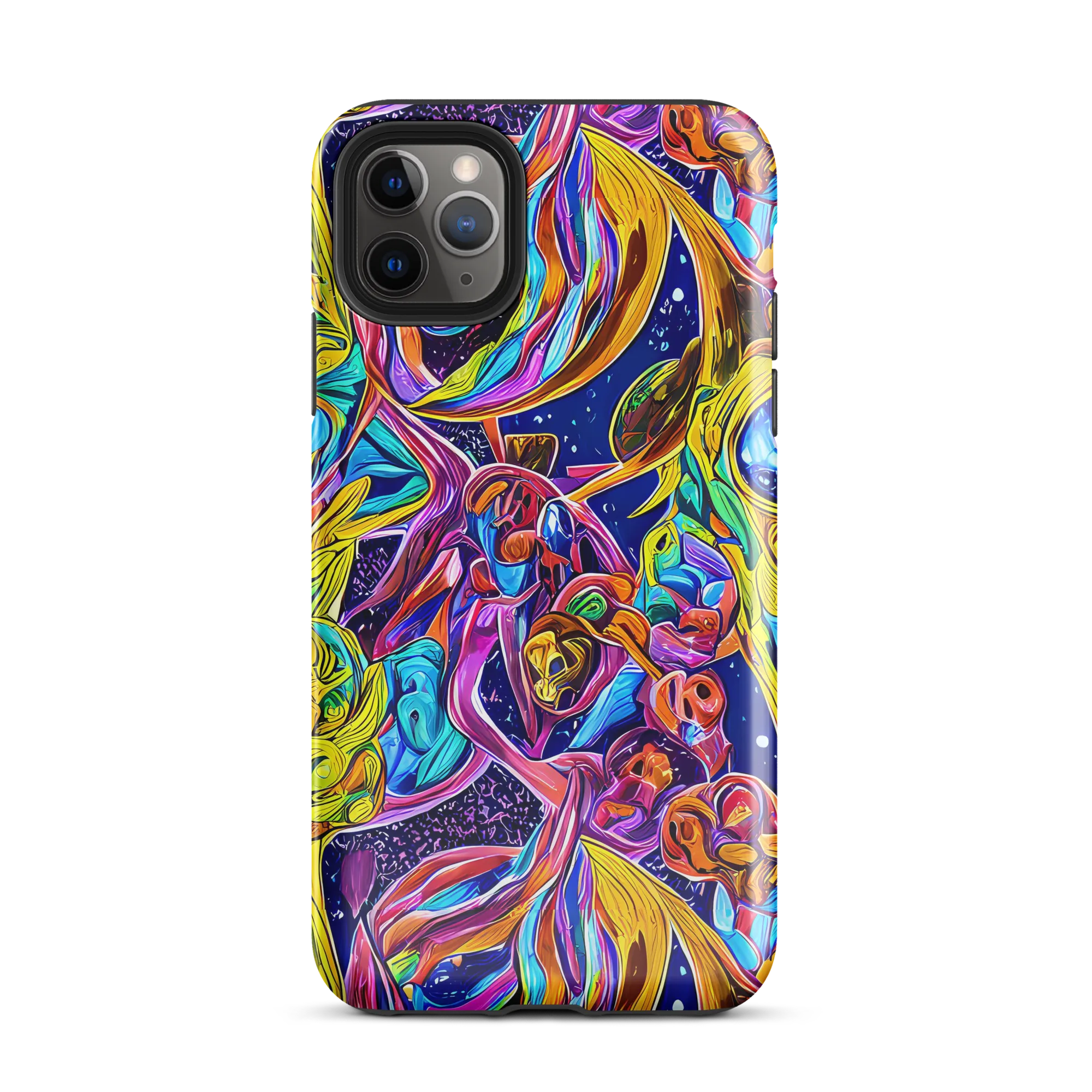 Electric Petal Storm on Tough Case for iPhone® — Front