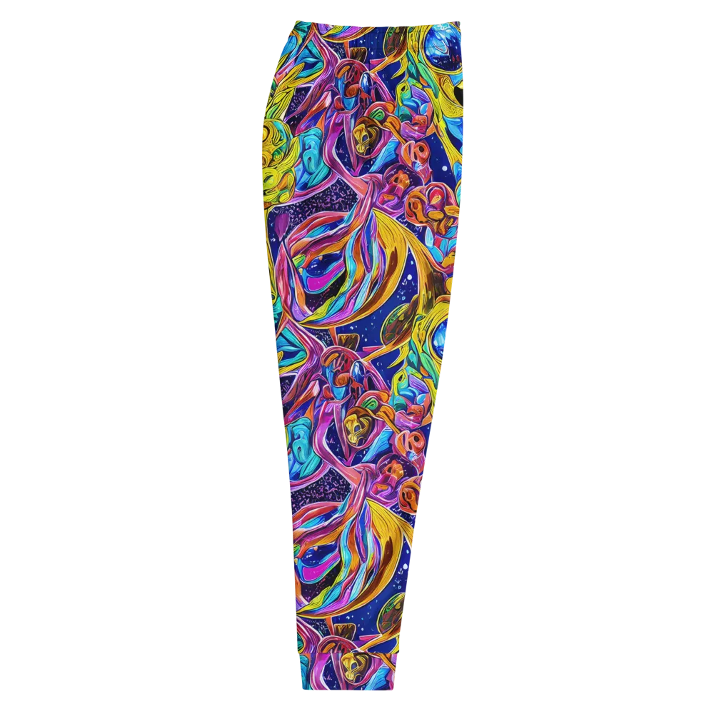 Electric Petal Storm on Men's Joggers — Right