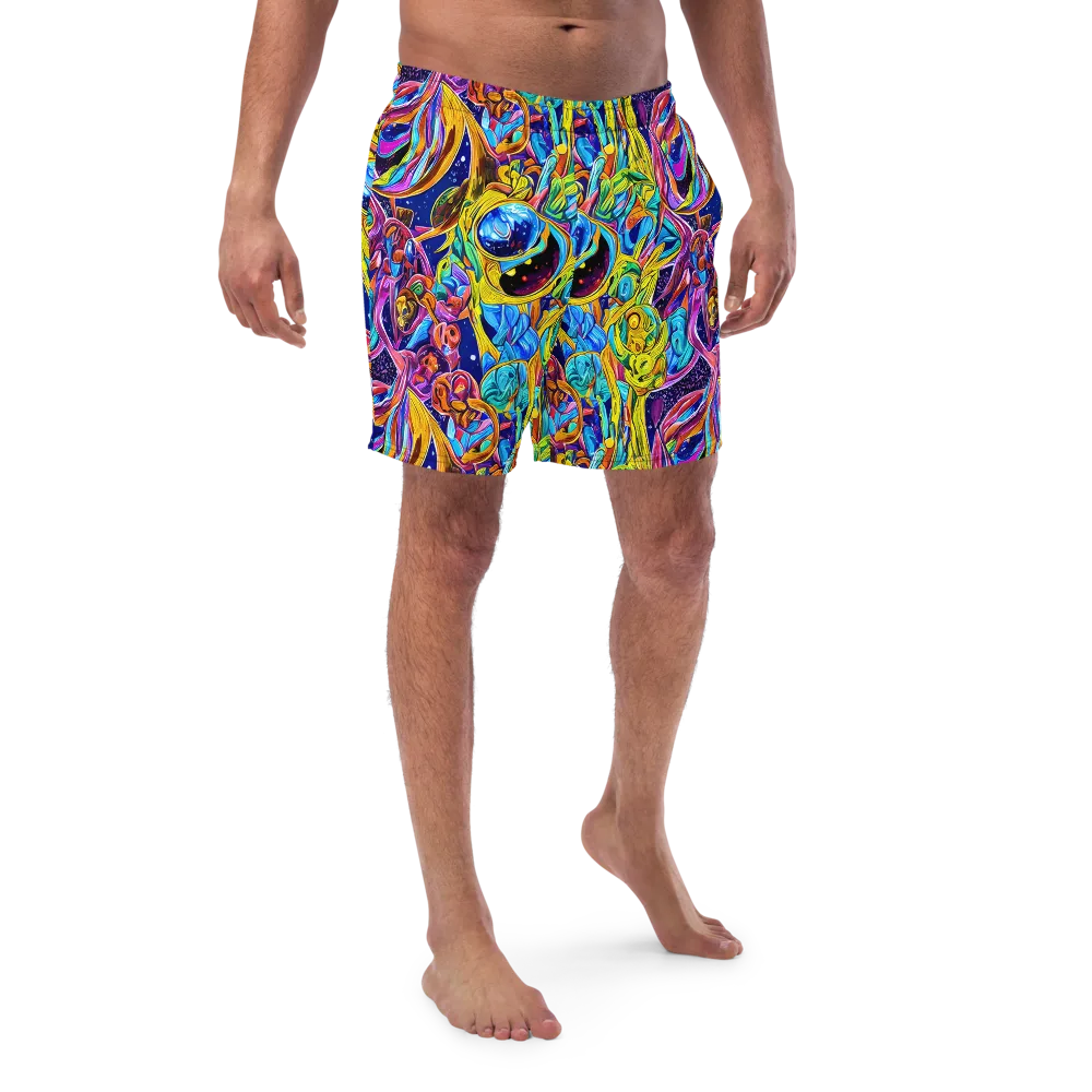 Electric Petal Storm on Swim Trunks — Front