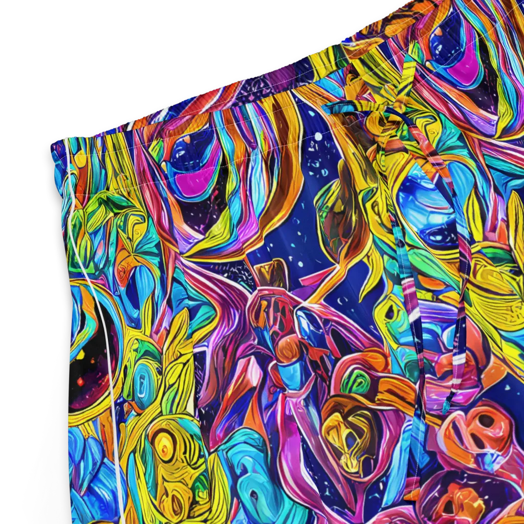 Electric Petal Storm on Women's Pajama Shorts — Product details