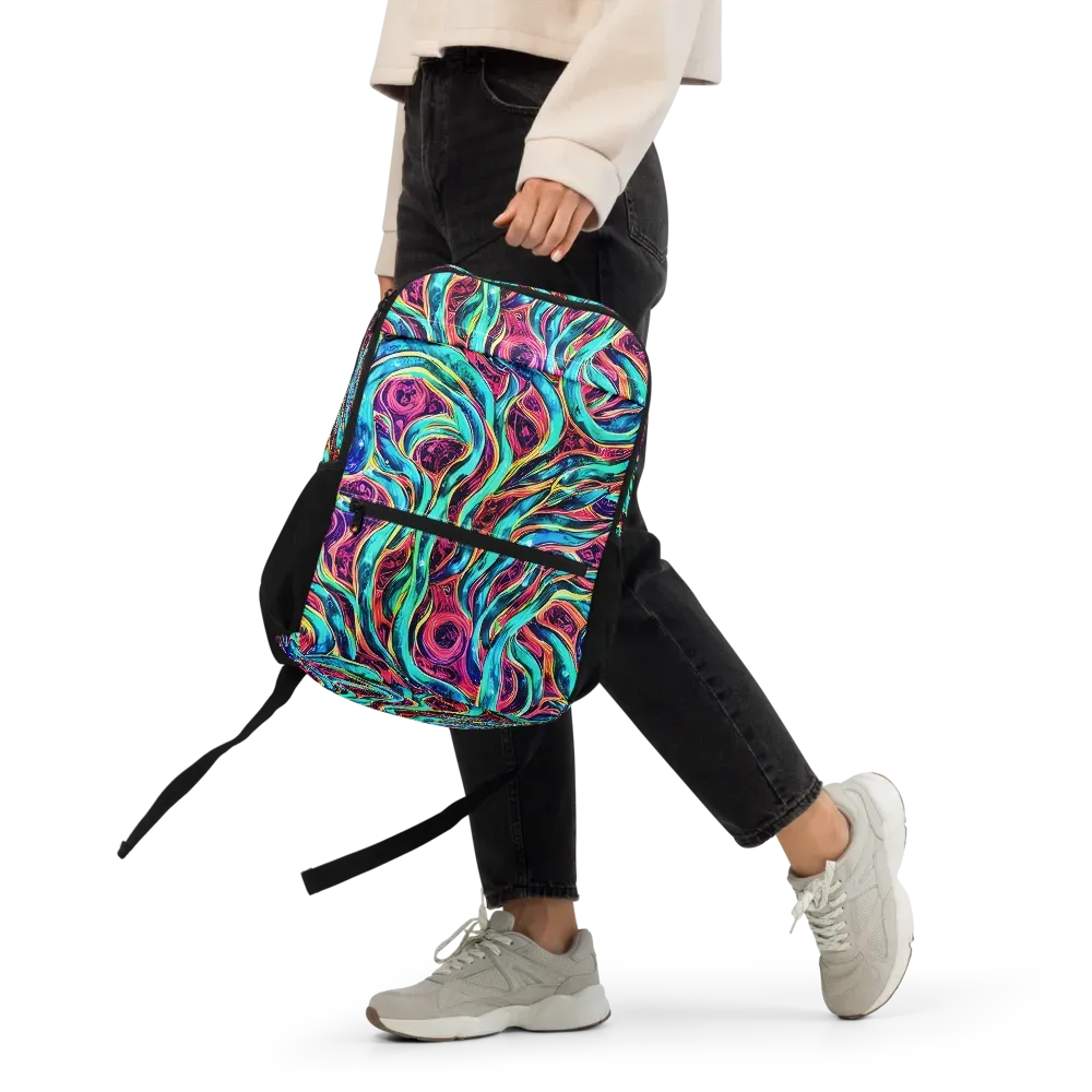 Chromatic Tides on Utility Backpack — Front