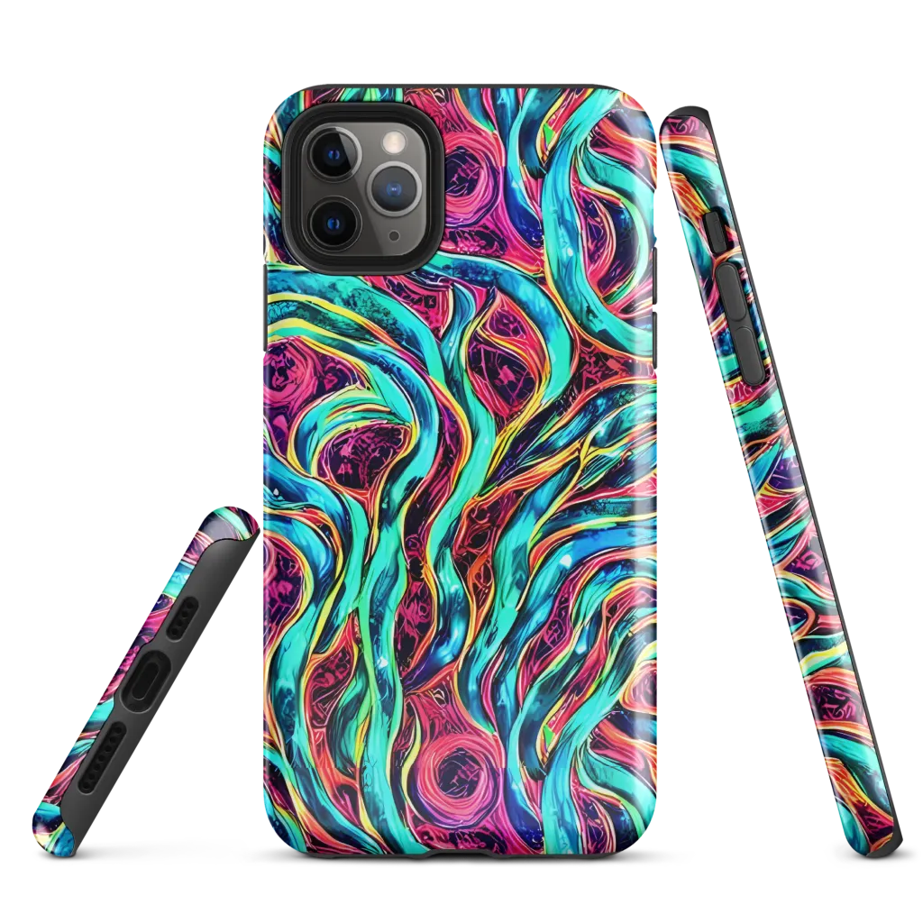 Chromatic Tides on Tough Case for iPhone® — Front