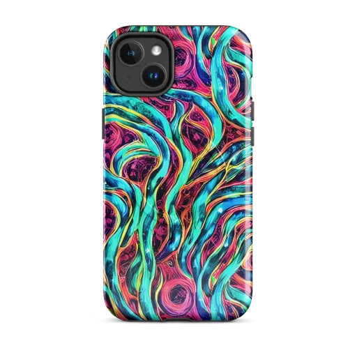 Chromatic Tides on a MagSafe Tough Case for iPhone®