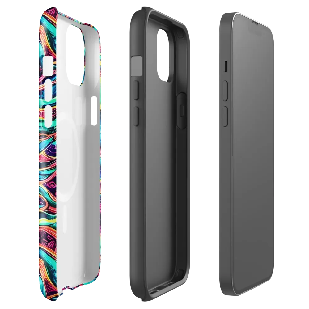Chromatic Tides on MagSafe Tough Case for iPhone® — Front