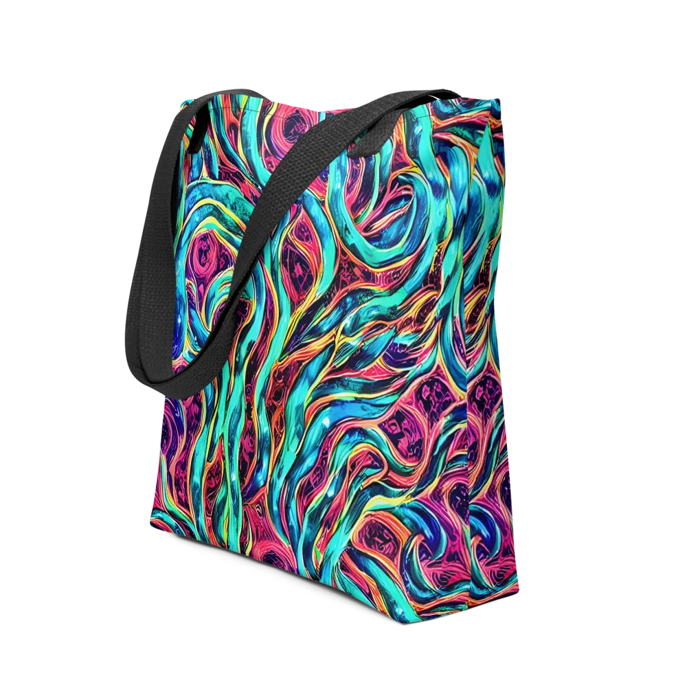 Chromatic Tides on Tote Bag — Front