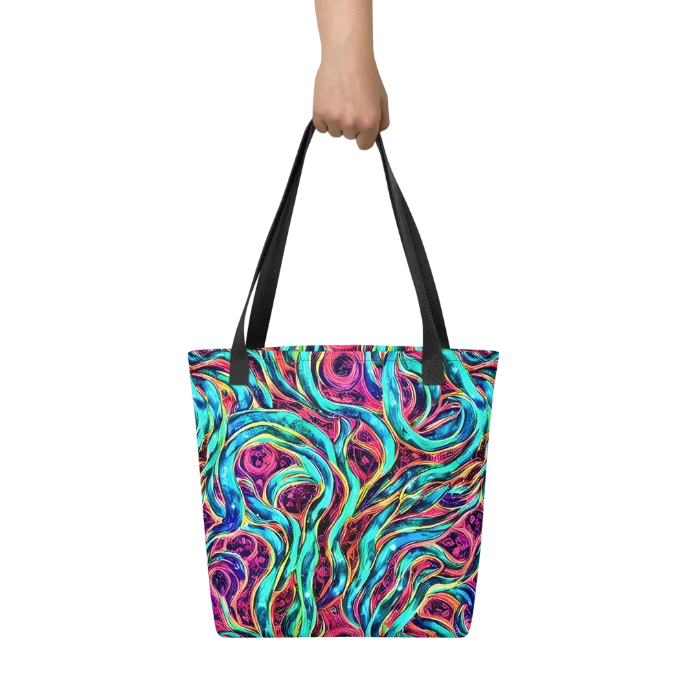 Chromatic Tides on Tote Bag — Front