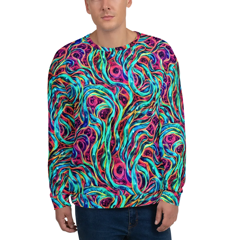 Chromatic Tides on Sweatshirt — Front
