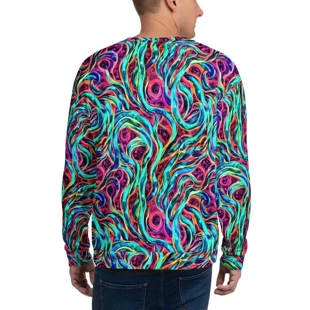 Chromatic Tides on Sweatshirt — Back