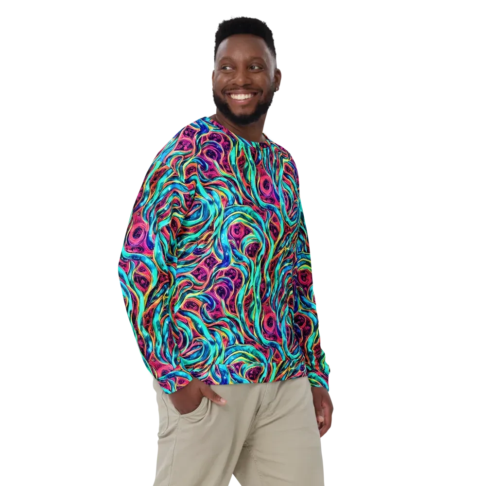 Chromatic Tides on Sweatshirt — Front