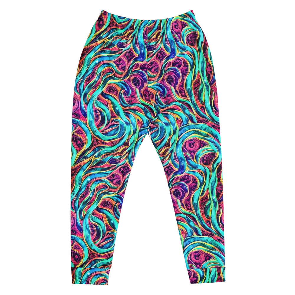 Chromatic Tides on Men's Joggers — Front