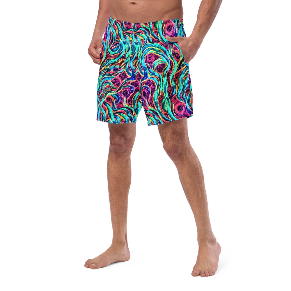 Chromatic Tides on Swim Trunks — Left Front