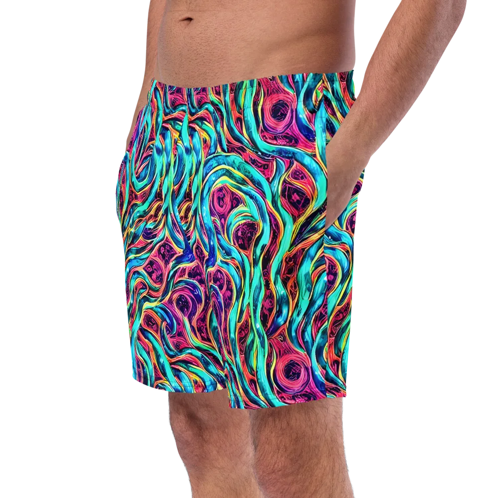 Chromatic Tides on Swim Trunks — Left Front
